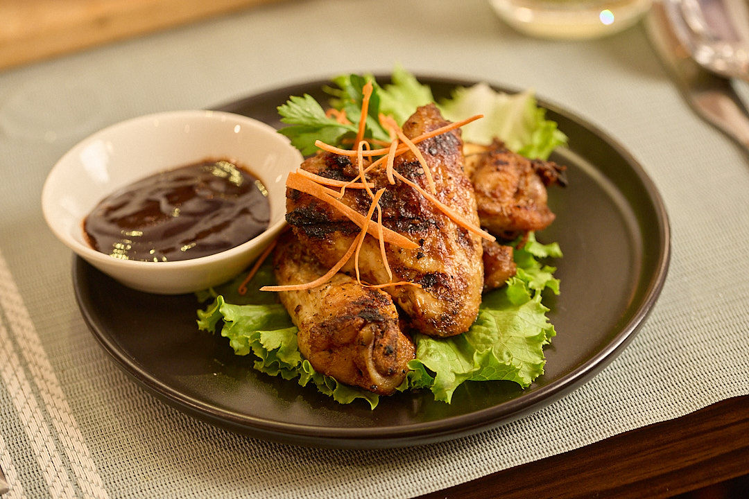Traditional Ghanaian chicken dish served at Savoury Taste